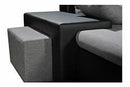 Senso Corner Sofa Bed with Pouf
