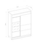 Quant QA-06 2 Door Display Cabinet