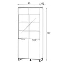 Megan 07 - 2 Door Tall Display Cabinet
