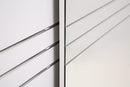 Havana 250cm 3 Sliding Door Wardrobe in White
