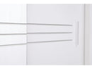 Havana 250cm 3 Sliding Door Wardrobe in White