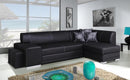 Vera Corner Sofa Bed with Pouf