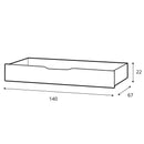 Selene 34 Under Bed Storage Drawer