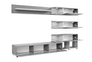 Silk in White Gloss Wall Unit