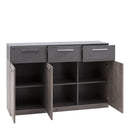 Imola 03 Sideboard Cabinet in Oak Ribbeck and Grey