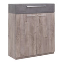 Imola 14 - 2 Door Sideboard Cabinet in Oak Ribbeck and Grey