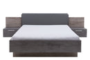 Imola Bed in Oak Ribbeck and Grey