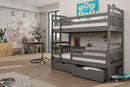 Wooden Bunk Bed Hugo with Storage
