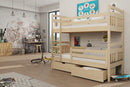 Wooden Bunk Bed Hugo with Storage