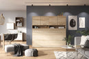 CP-05 Horizontal Wall Bed Concept 120cm with Over Bed Unit