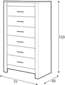Nelson NL-06 Tall Chest of Drawers