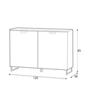 Megan 01 - 2 Door Cabinet