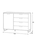 Megan 02 - 1 Door Sideboard Cabinet