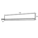 Wood 35 Wall Shelf in White