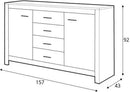 Nelson NL-08 Sideboard Cabinet