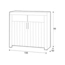 Picolo 05 Sideboard Cabinet in White