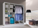 Vigo Sliding Door Wardrobe 200cm in White