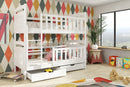 Wooden Bunk Bed Piotrus with Storage