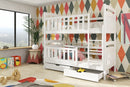 Wooden Bunk Bed Piotrus with Storage