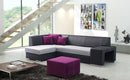 Vera Corner Sofa Bed with Pouf