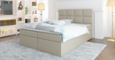 Box-2 Upholstered Bed Frame 3 Sizes with Storage