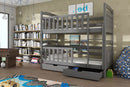 Wooden Bunk Bed Sebus with Storage