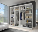 Multi 2 Sliding Mirror Door Wardrobe 233cm