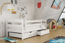 Wooden Single Bed Zoska with Storage
