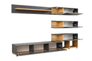Silk in Anthracite/Oak Wotan Wall Unit