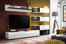 Silk in White Gloss Wall Unit