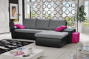 Senso Corner Sofa Bed with Pouf