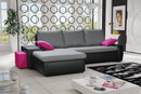 Senso Corner Sofa Bed with Pouf