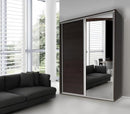 Penelopa Sliding Door Wardrobe 155cm with Mirror