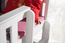Short Wooden Bunk Bed Tezo with Storage