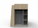 Cabin Bed Unit with Wardrobe and Desk
