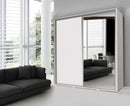 Penelopa Sliding Door Wardrobe 205cm with Mirror