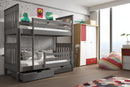 Wooden Bunk Bed Bruno with Storage
