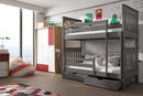 Wooden Bunk Bed Bruno with Storage