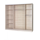 Dione D01 2 Sliding Door Mirror Wardrobe 225cm