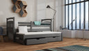 Wooden Bed Feliks Trundle and Storage
