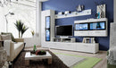 Krone IV Wall Unit in White Gloss