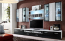 Quadro Gloss Wall Unit in 2 Colours