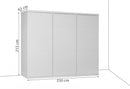 Arti 1 - 3 Sliding Door Wardrobe