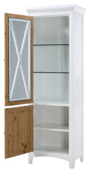 Avignon 2 Tall Door Display Cabinet - Left