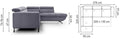 Arrata Corner Sofa Bed