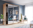 Arti 17 - 2 Sliding Door Mirror Wardrobe 180cm