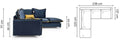 Borgo Modern Corner Sofa