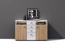 Bota 26 Sideboard Cabinet in Oak Grandson/White Matt