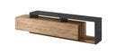 Bota 40 TV Cabinet in Grey/Ribbec Oak