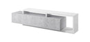 Bota 40 TV Cabinet in White/Concrete Grey